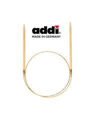 Бамбуковые круговые спицы ADDI® 100 см, 5.5 мм. цена и информация | Принадлежности для вязания | pigu.lt