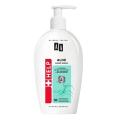 Skystas muilas AA Help Aloe Hand Wash, 300 ml kaina ir informacija | Muilai | pigu.lt