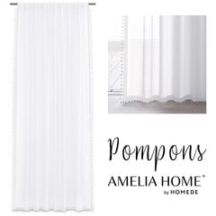 AmeliaHome занавеска Pompons цена и информация | Шторы | pigu.lt