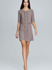 Suknelė moterims Figl 116231, ruda kaina ir informacija | Suknelės | pigu.lt