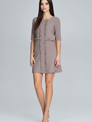 Платье женское Figl 116231, коричневое цена и информация | Платья | pigu.lt
