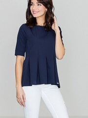 Женская блузка Lenitif, синяя цена и информация | Женские блузки, рубашки | pigu.lt