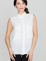 Рубашка женская Lenitif 119280 BFNMTM745008, белая цена и информация | Женские блузки, рубашки | pigu.lt
