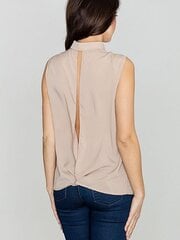 Marškiniai moterims Lenitif 119281 BFNMTM745011, smėlio spalvos kaina ir informacija | Palaidinės, marškiniai moterims | pigu.lt