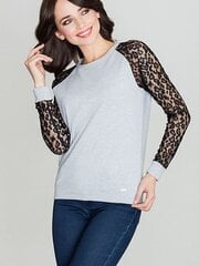 Женская блузка Lenitif, серая цена и информация | Женские блузки, рубашки | pigu.lt