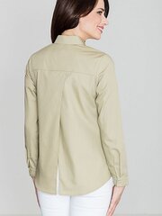 Marškiniai moterims Lenitif 119310 BFNMTM745203, žali цена и информация | Женские блузки, рубашки | pigu.lt