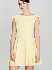 Suknelė moterims Lenitif, geltona kaina ir informacija | Suknelės | pigu.lt