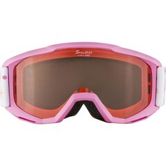 Slidinėjimo akiniai Alpina Junior Piney Rose, balti/rožiniai цена и информация | Лыжные очки | pigu.lt