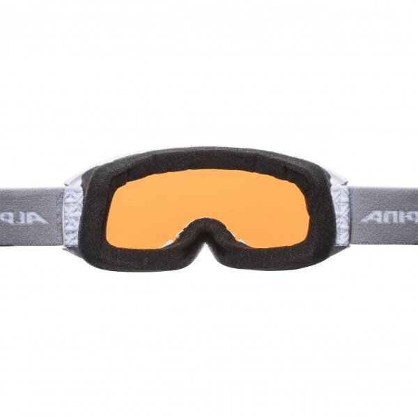 Slidinėjimo akiniai Alpina Sports Nakiska, oranžiniai/balti kaina ir informacija | Slidinėjimo akiniai | pigu.lt
