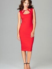 Suknelė moterims Lenitif, raudona kaina ir informacija | Suknelės | pigu.lt