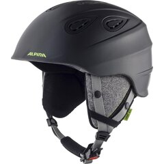 Slidinėjimo šalmas Alpina Winter Helmet Grap 2.0 Charcoal Neon Matt Black 54-57 цена и информация | Горнолыжные шлемы | pigu.lt