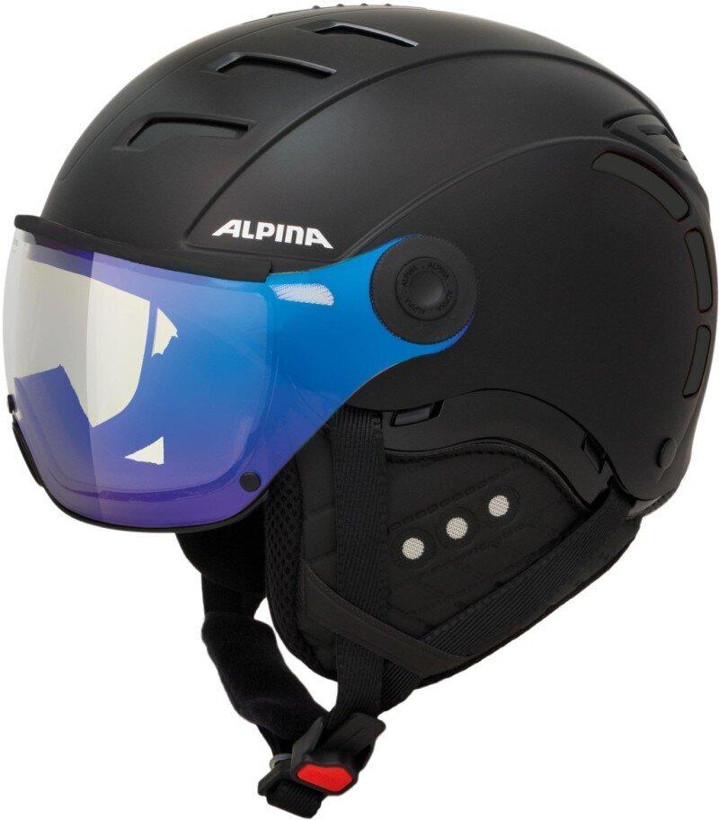 Slidinėjimo šalmas Alpina Sports Jump, juodas kaina ir informacija | Slidinėjimo šalmai | pigu.lt