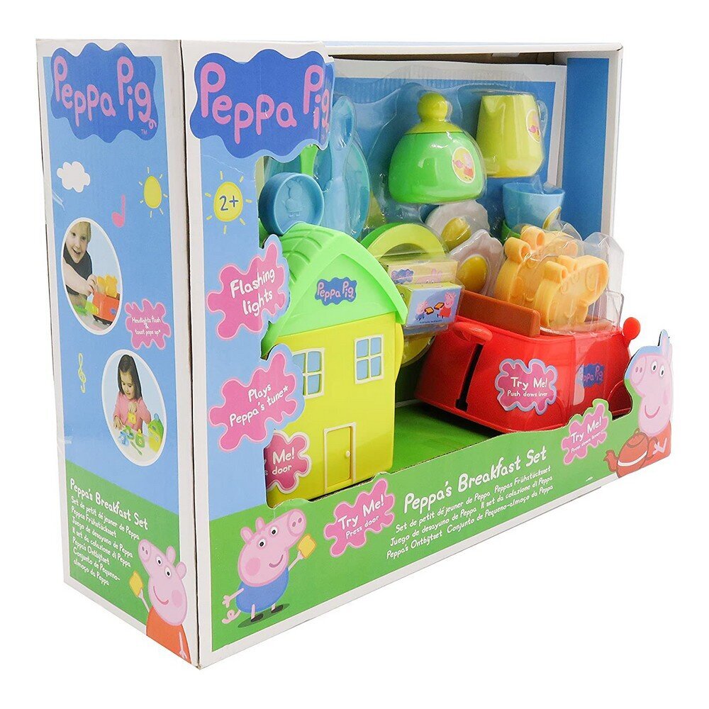 Maitinimo rinkinys Breakfast Peppa Pig kaina ir informacija | Žaislai mergaitėms | pigu.lt