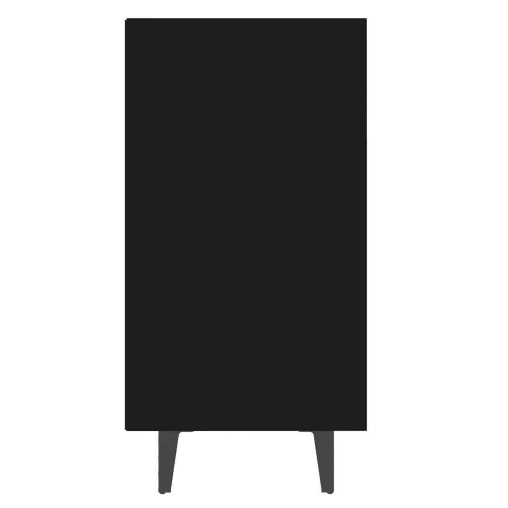Šoninė spintelė, juodos spalvos, 103,5x35x70 cm kaina ir informacija | Svetainės spintelės | pigu.lt