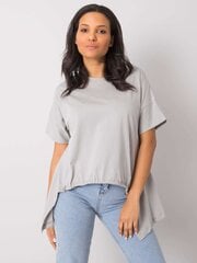 Marškinėliai moterims Rue Paris, pilki цена и информация | Женские футболки | pigu.lt