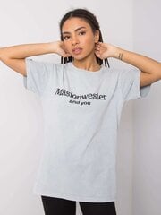 Marškinėliai moterims Rue Paris, pilki цена и информация | Женские футболки | pigu.lt