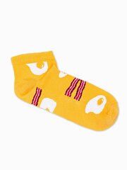 Носки мужские Ombre U177, желтые цена и информация | Мужские носки | pigu.lt