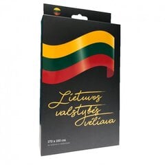 Флаг Литвы с карманом и шнурками, 100х170. цена и информация | Флаги и аксессуары к ним | pigu.lt