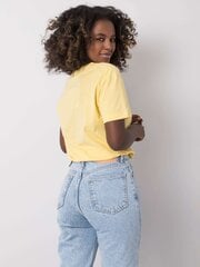Женская футболка, желтый цена и информация | Футболка женская | pigu.lt