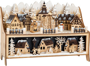 Šviečianti dekoracija Žiemos miestelis kaina ir informacija | Kalėdinės dekoracijos | pigu.lt