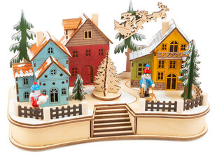 Šviečiantis Kalėdų kaimelis kaina ir informacija | Kalėdinės dekoracijos | pigu.lt