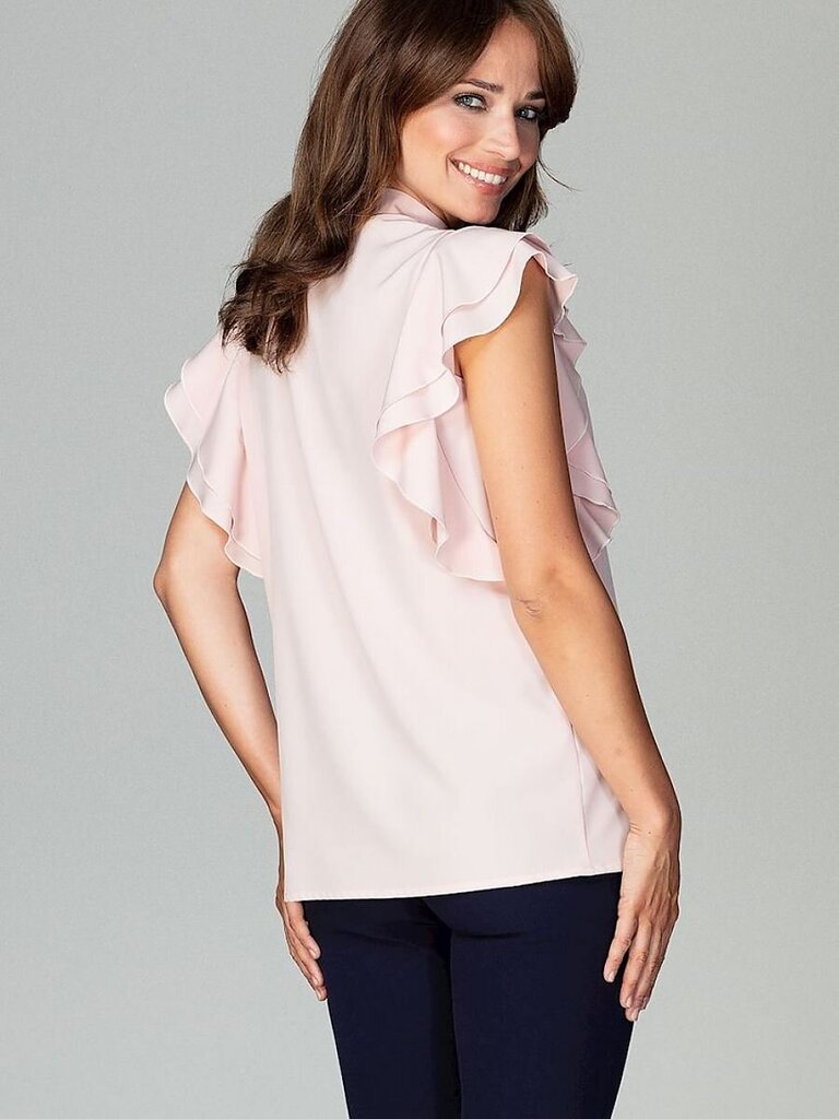 Marškiniai moterims Lenitif 122499 BFNMTM764653, rožiniai kaina ir informacija | Palaidinės, marškiniai moterims | pigu.lt