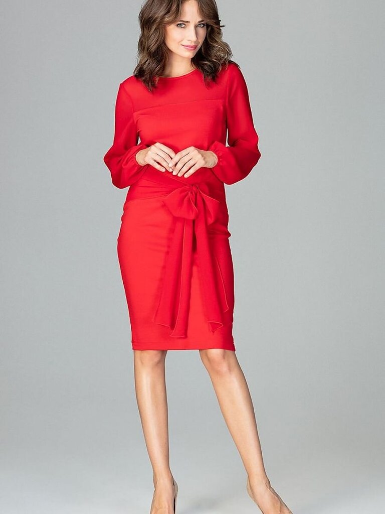 Kokteilinė suknelė moterims Lenitif, raudona kaina ir informacija | Suknelės | pigu.lt