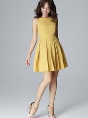Коктейльное платье для женщин Lenitif, желтое цена и информация | Платья | pigu.lt
