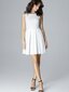 Suknelė moterims Lenitif, balta цена и информация | Suknelės | pigu.lt