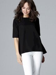 Женская блузка Lenitif 123563, черная цена и информация | Женские блузки, рубашки | pigu.lt