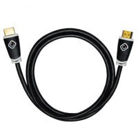 Oehlbach Ethernet 2,5 m juodas Easy Connect HDMI kaina ir informacija | Kabeliai ir laidai | pigu.lt