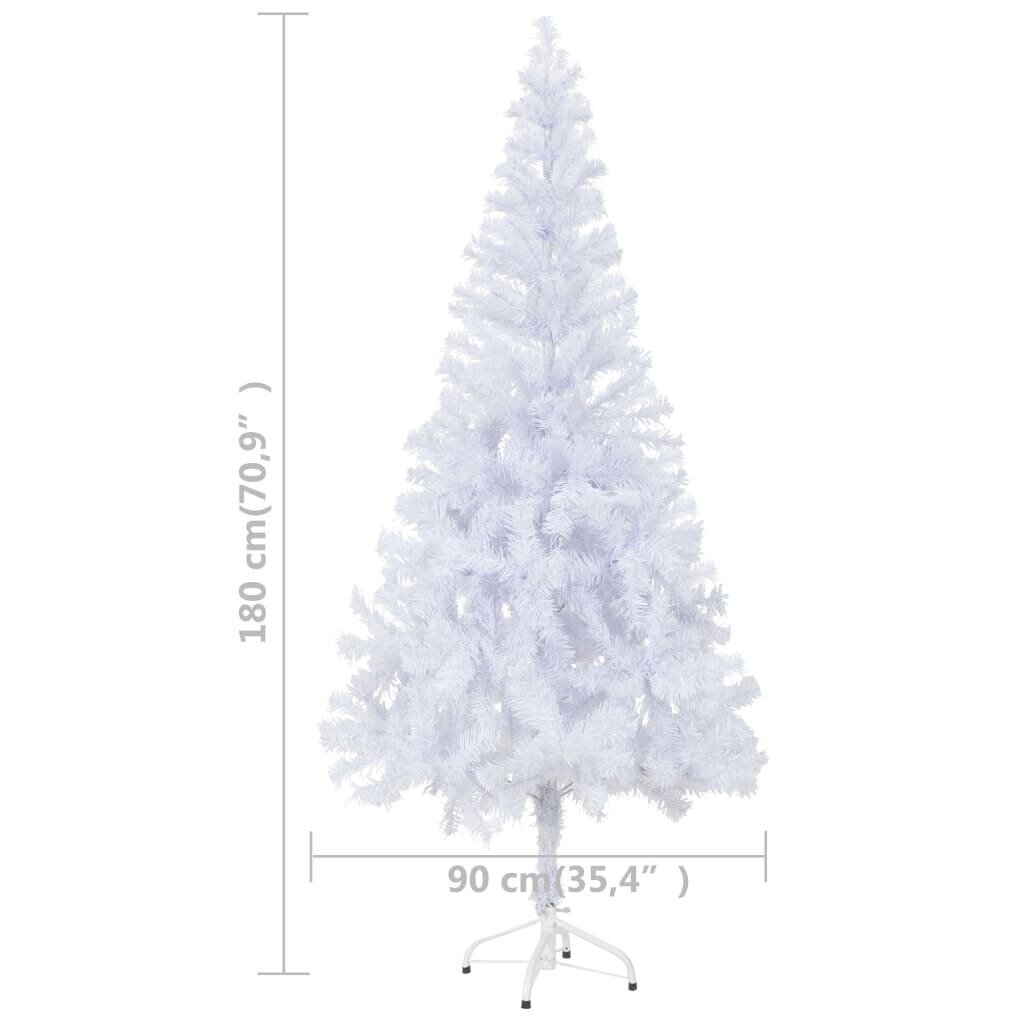 Dirbtinė Kalėdų eglutė su LED ir stovu, 180cm, 620 šakų kaina ir informacija | Eglutės, vainikai, stovai | pigu.lt