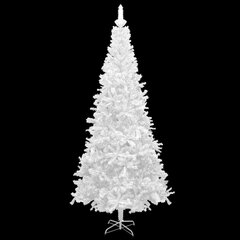 Dirbtinė Kalėdų eglutė su LED ir žaisliukais, balta, 240cm, L kaina ir informacija | Eglutės, vainikai, stovai | pigu.lt
