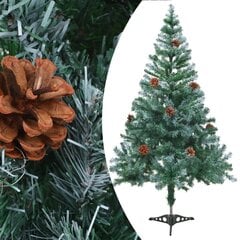 Kalėdų eglutė su LED/žaisliukais/kankorėžiais, 150cm цена и информация | Искусственные елки | pigu.lt