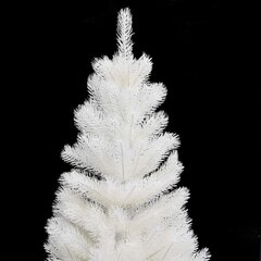 Dirbtinė Kalėdų eglutė su LED ir žaisliukais, balta, 90cm цена и информация | Искусственные елки | pigu.lt