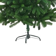 Dirbtinė Kalėdų eglutė su LED ir žaisliukais, žalia, 180cm цена и информация | Искусственные елки | pigu.lt