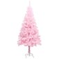 Dirbtinė Kalėdų eglutė su LED/žaisliukais, rožinė, 120cm, PVC kaina ir informacija | Eglutės, vainikai, stovai | pigu.lt