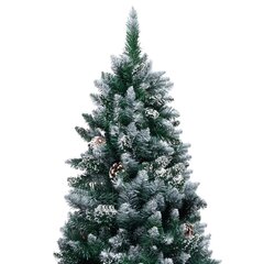 Dirbtinė Kalėdų eglutė su LED/žaisliukais/kankorėžiais, 150cm цена и информация | Искусственные елки | pigu.lt