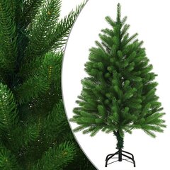 Dirbtinė Kalėdų eglutė su LED ir žaisliukais, žalia, 120cm цена и информация | Искусственные елки | pigu.lt