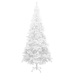 Dirbtinė Kalėdų eglutė su LED ir žaisliukais, balta, 240cm, L цена и информация | Искусственные елки | pigu.lt
