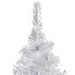 Kalėdų eglutė su LED/žaisliukais, sidabrinė, 240cm, PET kaina ir informacija | Eglutės, vainikai, stovai | pigu.lt