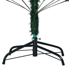 Dirbtinė Kalėdų eglutė su LED ir žaisliukais, žalia, 180cm, PVC цена и информация | Искусственные елки | pigu.lt