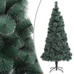 Dirbtinė Kalėdų eglutė su LED/žaisliukais, žalia, 150cm, PVC/PE kaina ir informacija | Eglutės, vainikai, stovai | pigu.lt