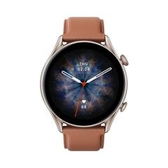 Amazfit GTR 3 Pro Brown Leather kaina ir informacija | Išmanieji laikrodžiai (smartwatch) | pigu.lt