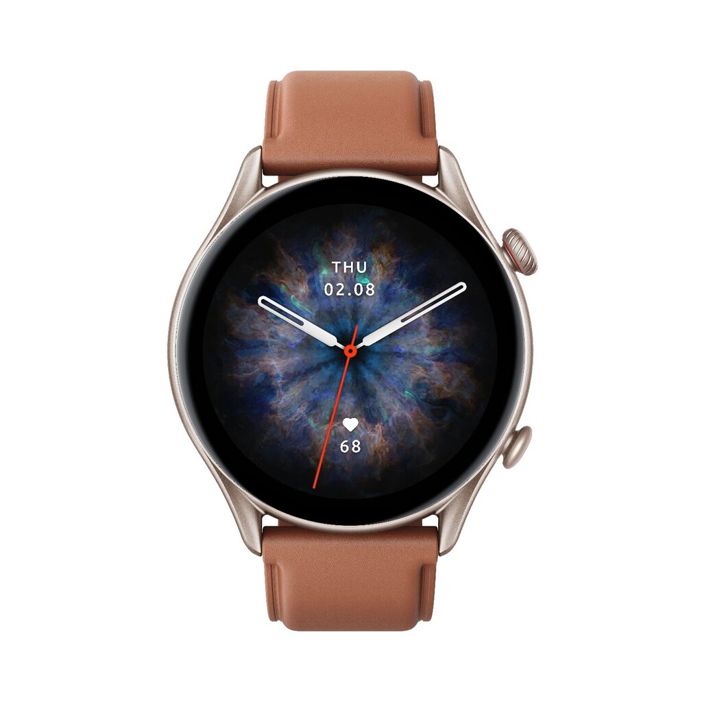 Amazfit GTR 3 Pro Brown Leather kaina ir informacija | Išmanieji laikrodžiai (smartwatch) | pigu.lt