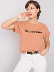Palaidinė moterims, ruda kaina ir informacija | Palaidinės, marškiniai moterims | pigu.lt