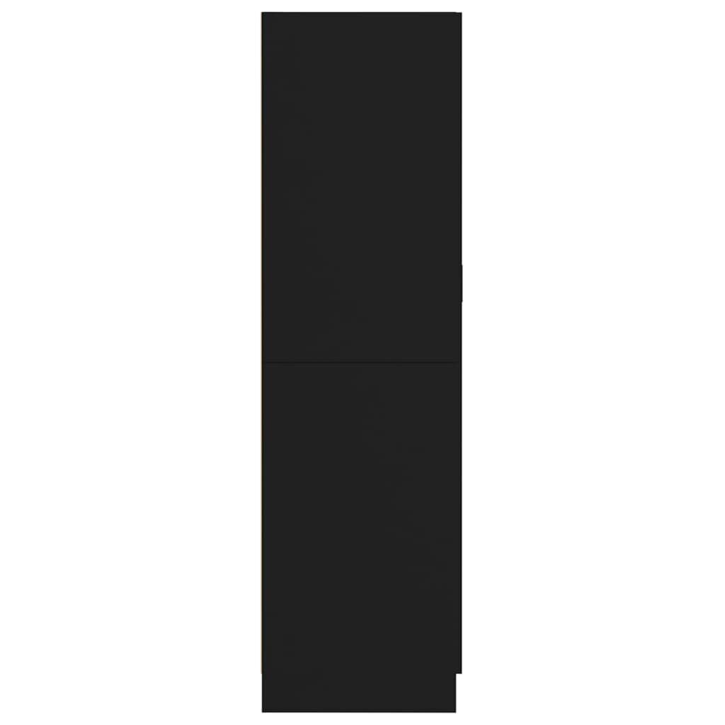 Drabužių spinta, 82,5x51,5x180 cm, juoda kaina ir informacija | Spintos | pigu.lt