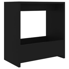Šoninis staliukas, 50x26x50 cm, juodas цена и информация | Журнальные столики | pigu.lt