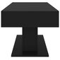 Kavos staliukas, 96x50x45 cm, juodas kaina ir informacija | Kavos staliukai | pigu.lt