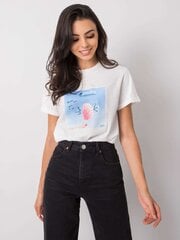 Marškinėliai moterims, balti kaina ir informacija | Marškinėliai moterims | pigu.lt